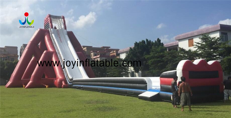 JOY inflatable 60m Long Giant Inflatable Slide Commercial Durable Inflatable Water Slide Beach Slip N Slide for Amusement Park Inflatable water slide image3