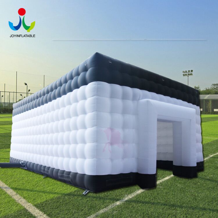 JOY inflatable Oxford Fabric Sewed Inflatable Cube Waterproof White & Black color Inflatable cube tent image61