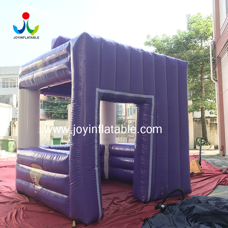 JOY inflatable 0.6mm PVC Inflatable Small Cube House For Exhibition Inflatable cube tent image59