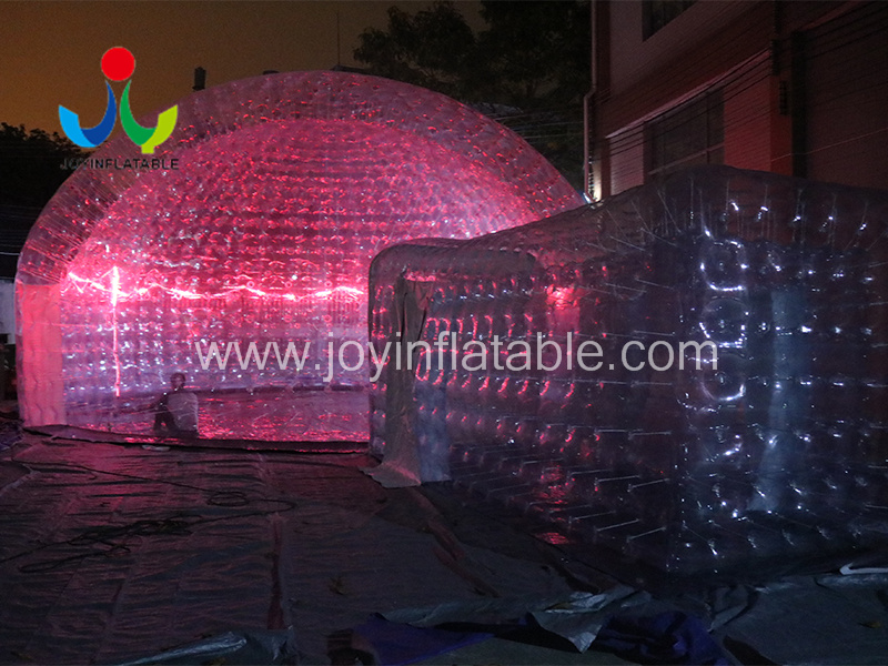 JOY inflatable Clear PVC Inflatable LED Light Event Tent Inflatable  igloo tent image36