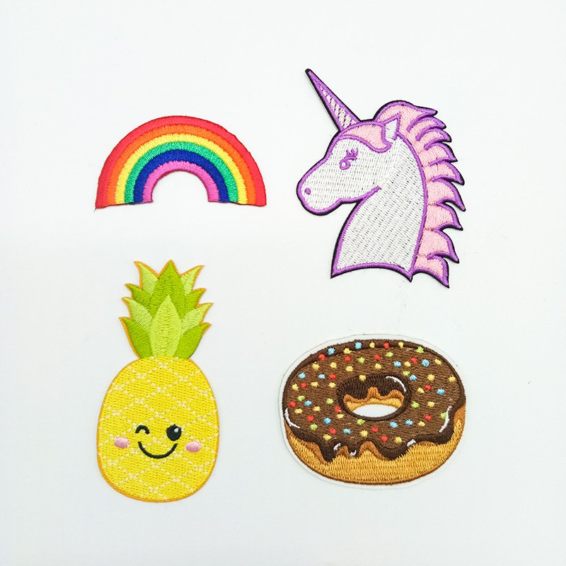 Junhin H2017 Latest Design Fashion DIY Custom Embroidery Patches For Clothing Accessory Embroidered Patches image51