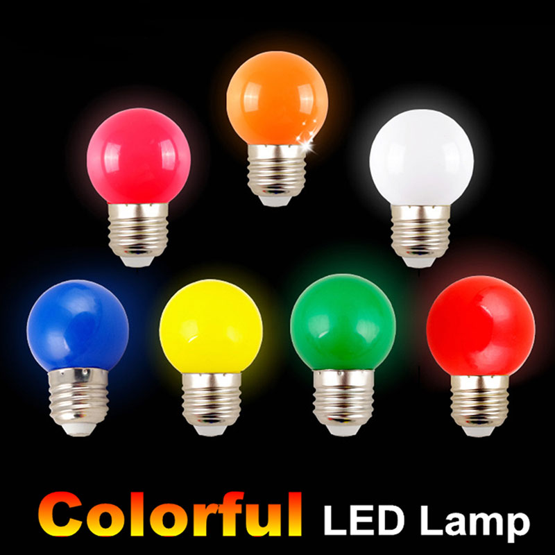 G45 LED E27 Light Bulb 1W 2700K Festival Wedding Party Decor