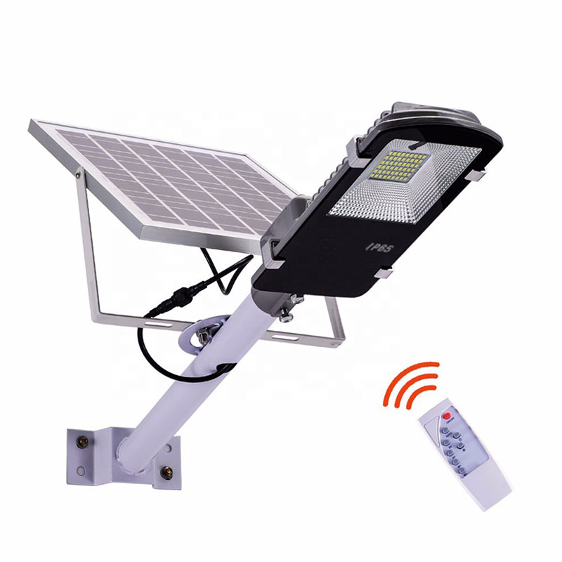 IP65 10w 20w 30w 50w 70w 100w 120w 150w 200w Light sensor and remote control solar LED street Light