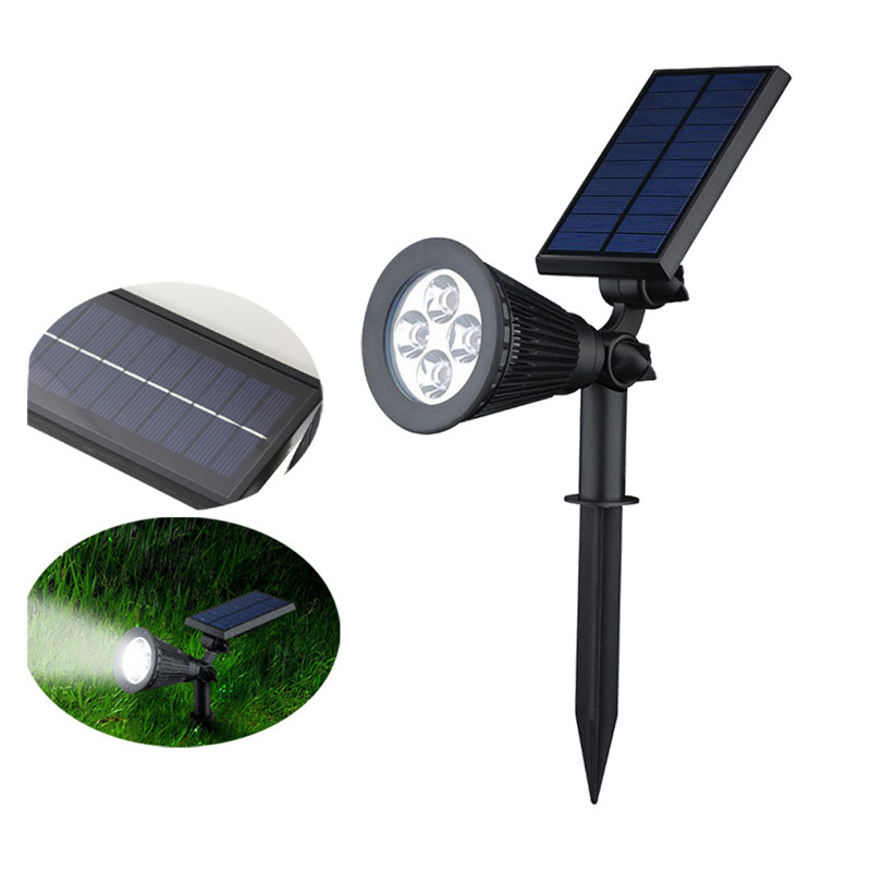 HOT SALE 5.5v ABS outdoor led solar power lawn spot light