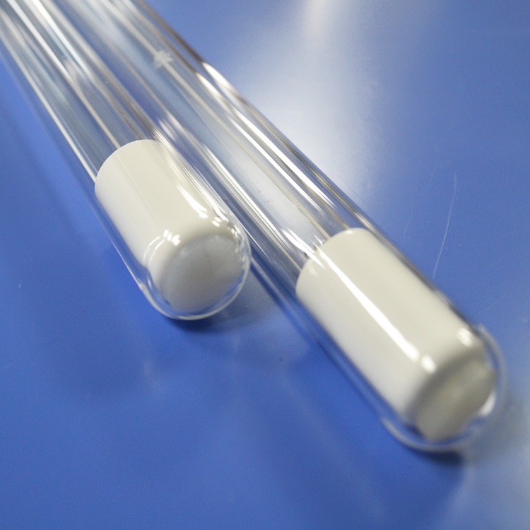 Quartz clear glass sleeve for UV lamp