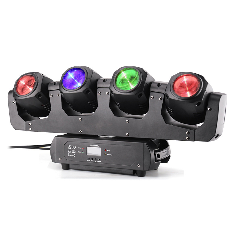 Four Heads Infinity Rotation LED Moving Head Light MS-MF4-32FC