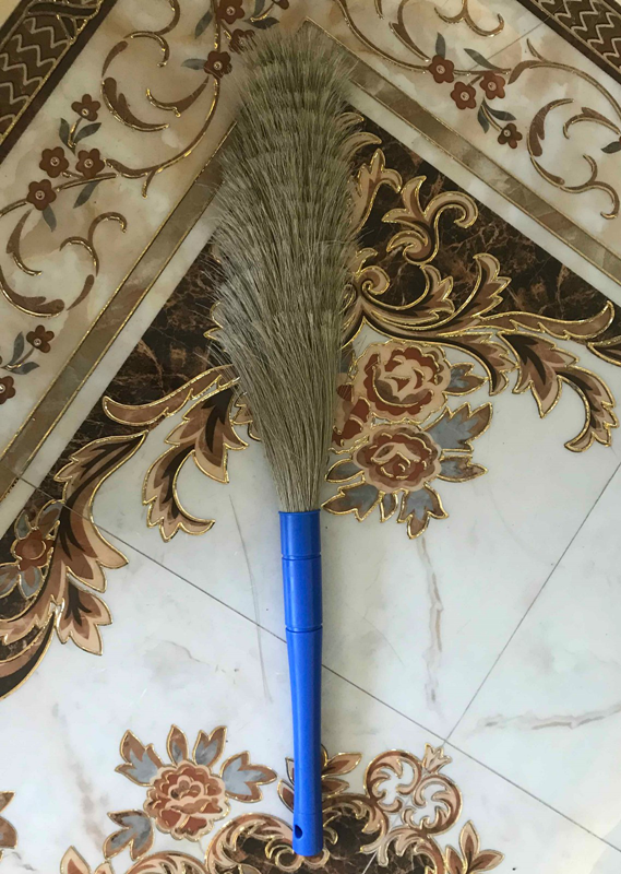 MEIXIN-Indian guest was interested in Meixins No Dust Broom Machine News About Brush Making Machiner-1