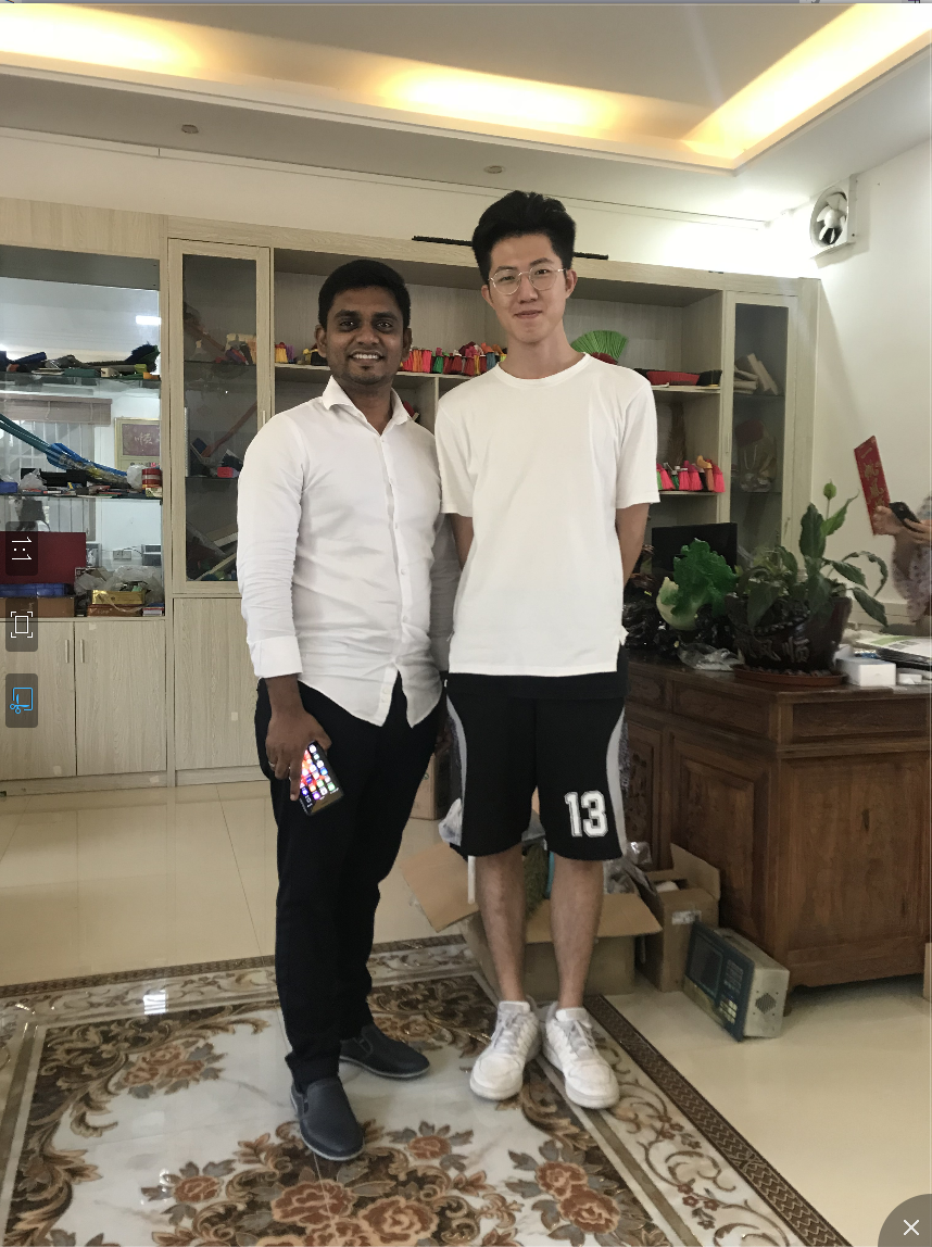 MEIXIN-Indian guest was interested in Meixins No Dust Broom Machine News About Brush Making Machiner-2