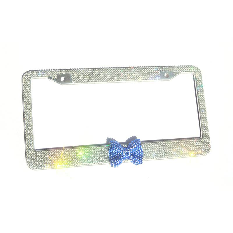 Quality American size rhinestone license plate frames Quality American size rhinestone license plate frames