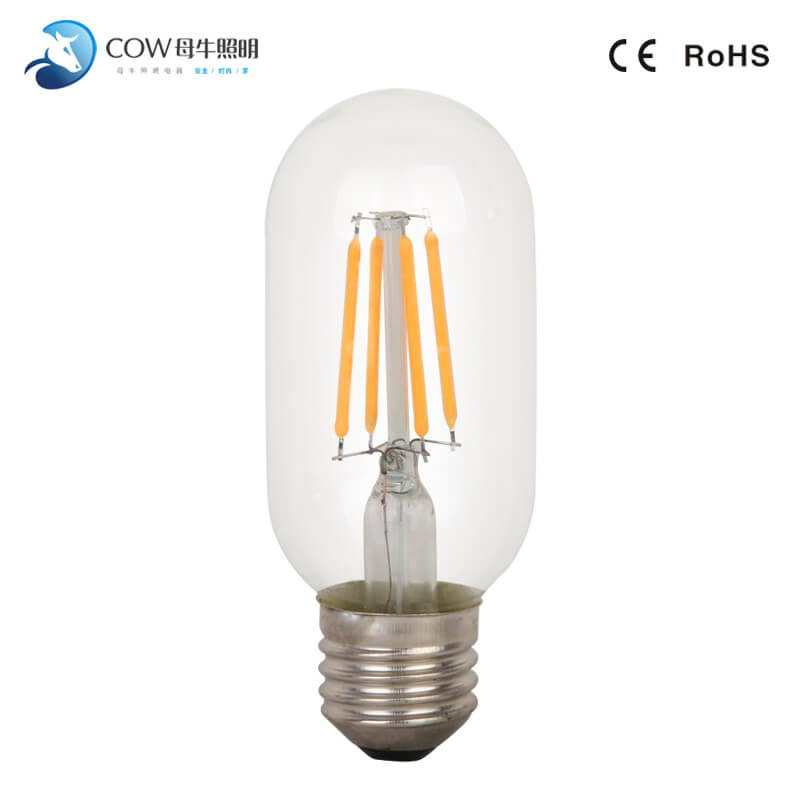 Tubular T45 Flexible LED Filament Bulb 4W Dimmable