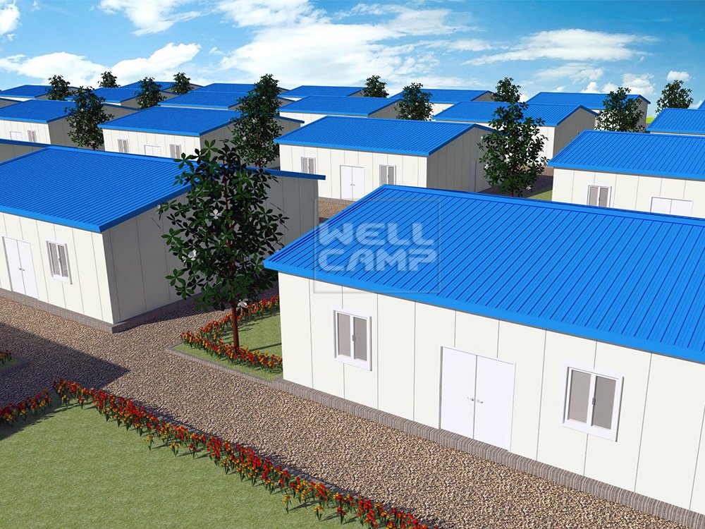 WELLCAMP, WELLCAMP prefab house, WELLCAMP container house Simple Sandwich Panel Prefabricated House, Wellcamp T-15 T prefabricated House image29