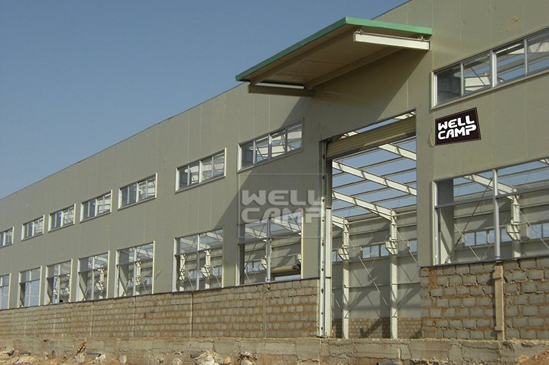 WELLCAMP, WELLCAMP prefab house, WELLCAMP container house Customized steel structure building for chicken shed in Dakar, Wellcamp S-6 Steel Structure Workshop image49