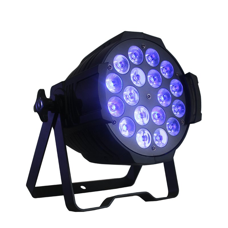 ART-TECH LED Lighting 9PCS 8W 4in1 RGBW Battery Wireless Flat Par, led par lights online image10