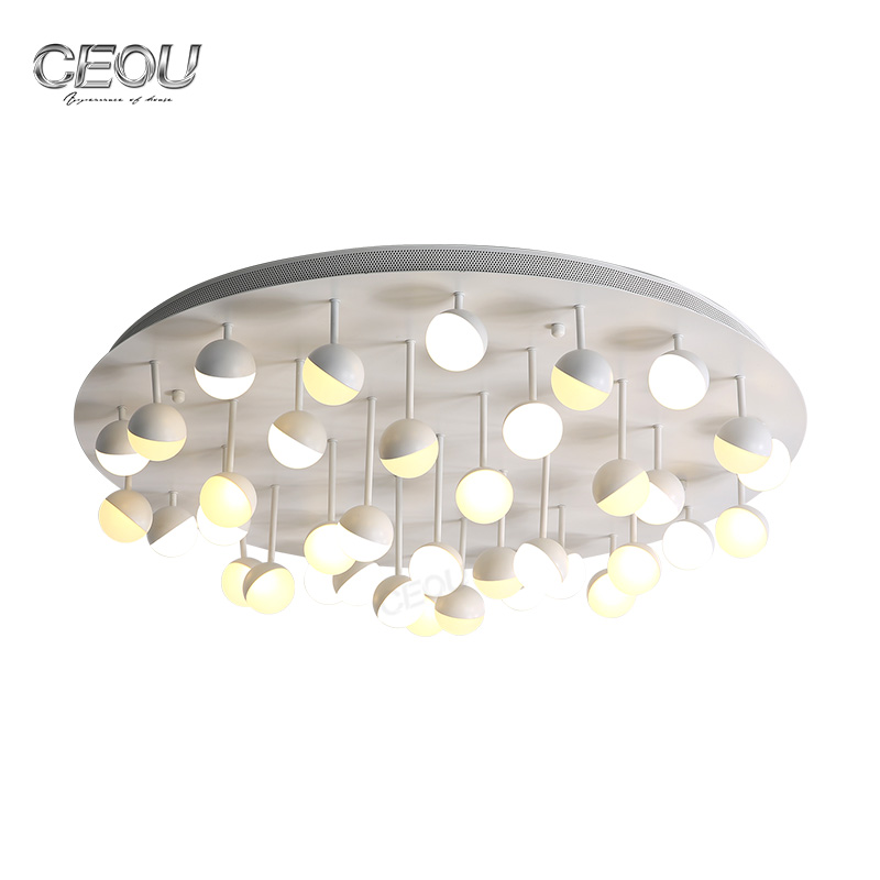 Modern aluminum LED ball hanging ceiling light CX1026