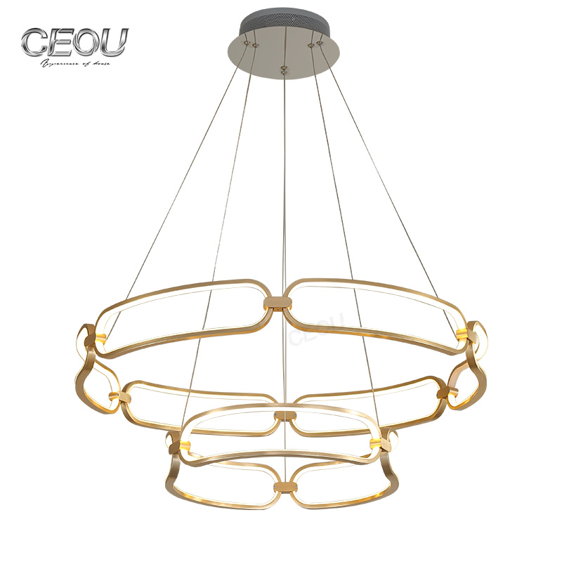 2019 new modern decorative circular LED pendant light CD1014