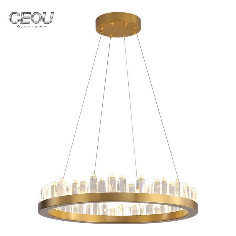 Decorative Hanging Circular Luxury Led Pendant Light CD1025