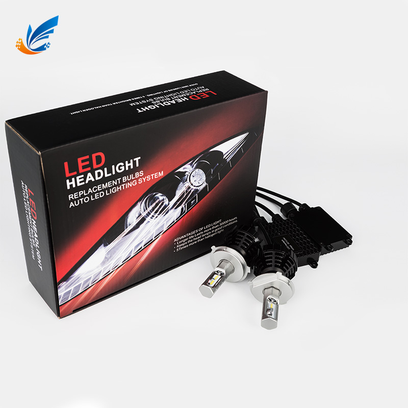 Car led bulb kit unique design 12000LM D8 H4