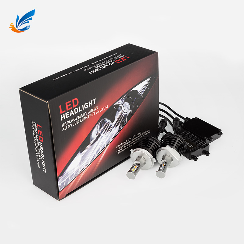 Car led bulb kit unique design 12000LM 8G H4
