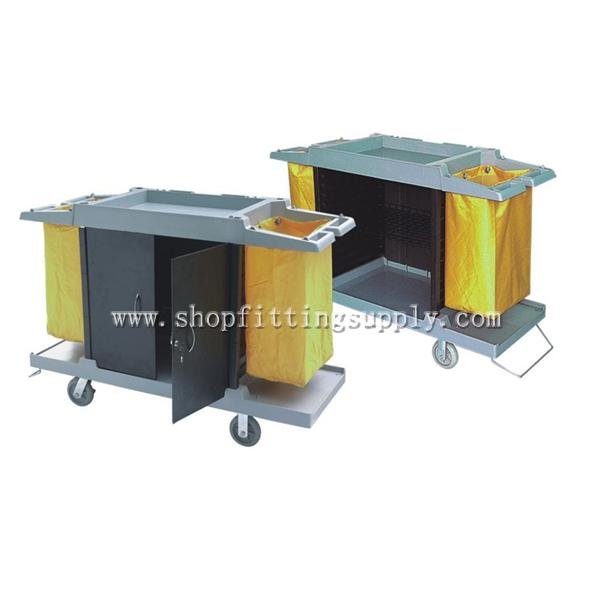 Grace Guest Room Serivce Cart with Door GSB-D018B Chambermaid Trolley image95