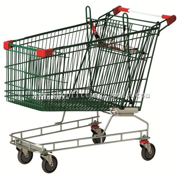 Grace Metal Chrome Shopping Cart GSW-212G Metal Shopping Trolley image11
