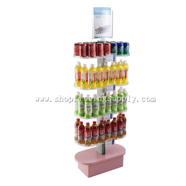 Grace 4 Layers Plastic Display Shelf GSD-081 Promotion Display image92