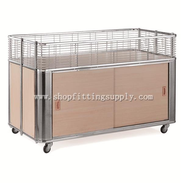 Grace Chrome Foldable Promotion Cart GST-045 Promotion Display image87