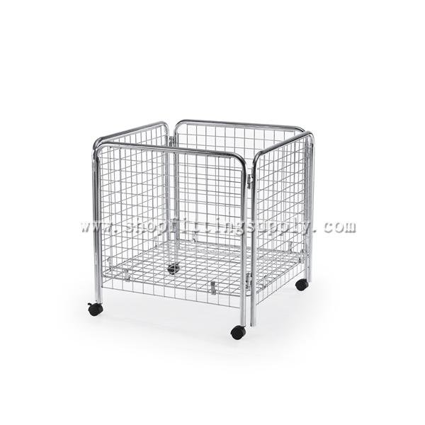Grace Chrome 4 Wheels Storage Basket GST-047 Storage Basket image77