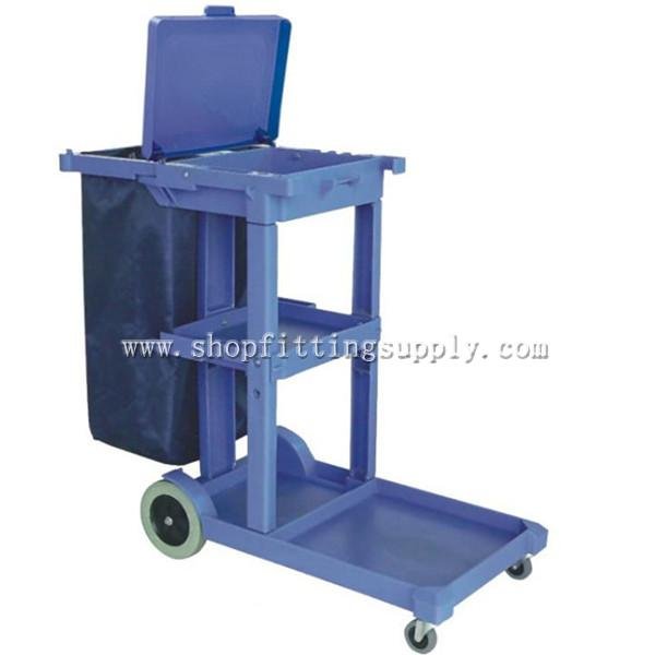 Grace Multupurpose Cleaning Cart With Cover GSB-D011B Chambermaid Trolley image74