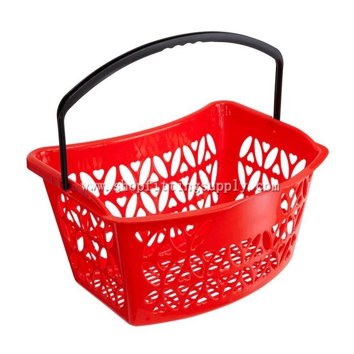 Grace Single Handle Plastic Shopping Basket GSB-611 Plastic Shopping Basket image40