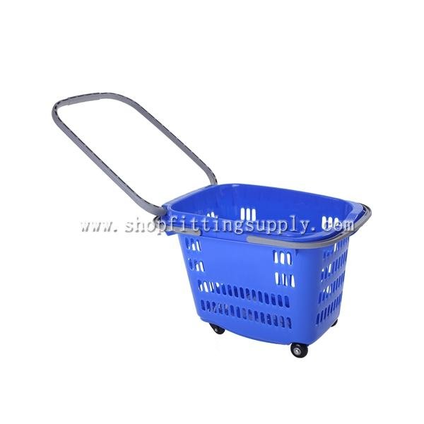 Grace 4 wheels Plastic Rolling Basket GSB-904S Rolling Basket image34