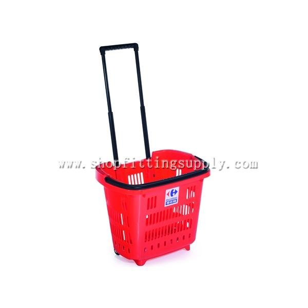 Grace 2 wheels Plastic Rolling Basket GSB-900 Rolling Basket image33