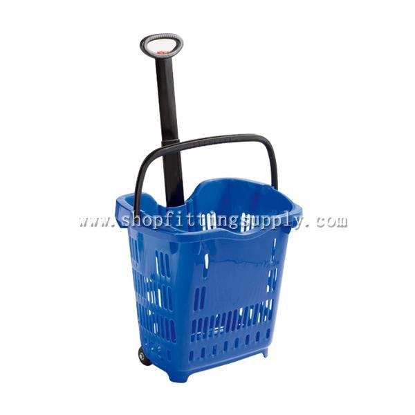 Grace 50L Plastic Rolling Basket GSB-700B Rolling Basket image29