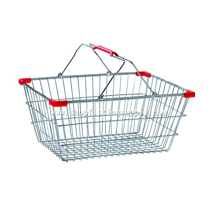 Grace Double Handles Metal Shopping Basket GSB-031L Metal Shopping Basket image38