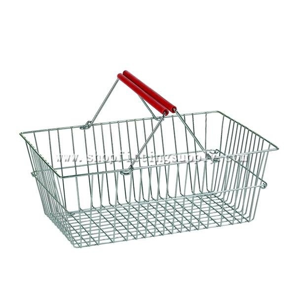 Grace Double Handles Metal Shopping Basket GSB-034 Metal Shopping Basket image36