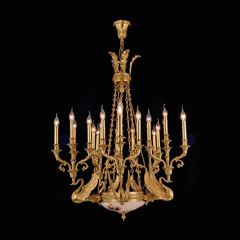 Mandarin Ducks All Copper Chandeliers HM8021-20