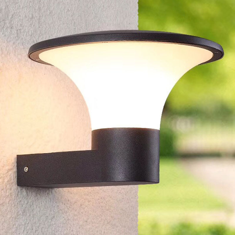 12W outdoor LED Wall Light concise design aluminum housing & PC High luminous