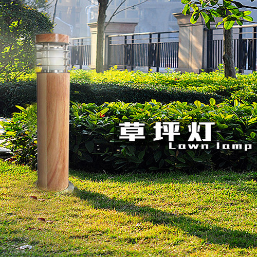 Kons-10w Led Wood Housing Led Lawn Light 120° Beam 250mm-800mm-5