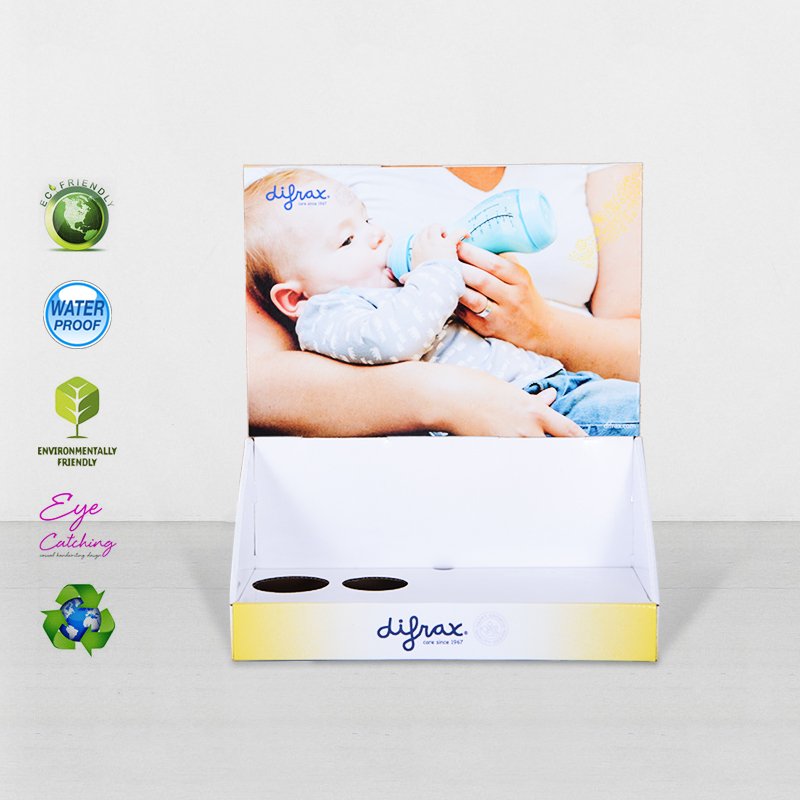 CAI YI JIE Printed Cardboard Countertop Displays For Grocery Promotional Cardboard PDQ image26