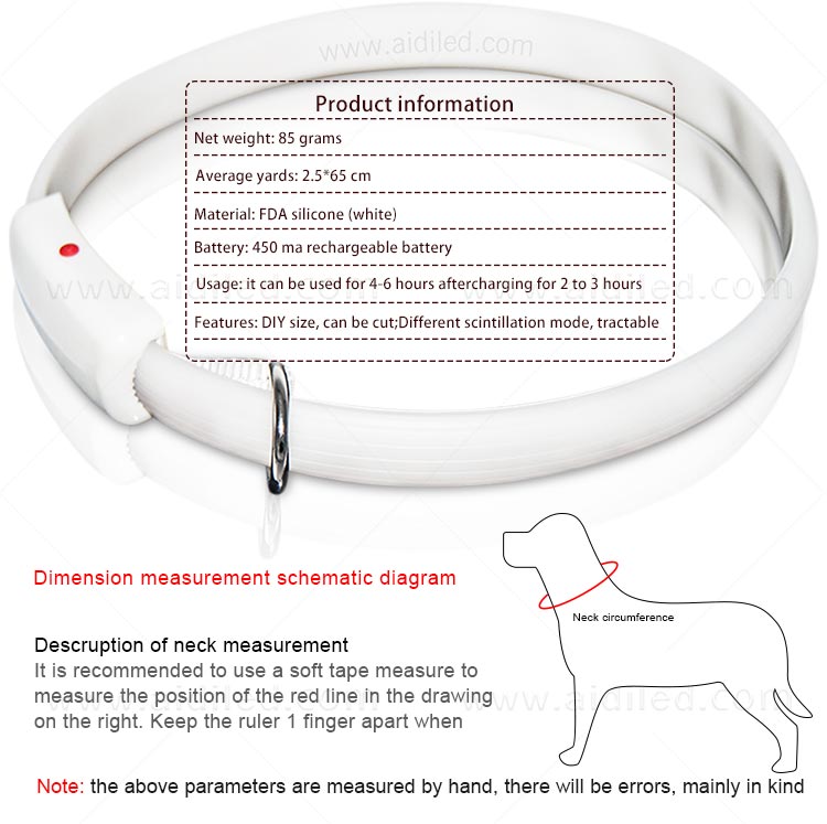 AIDI-Find Glowing Dog Collar Dog Collars With Lights For Night From Aidi-8