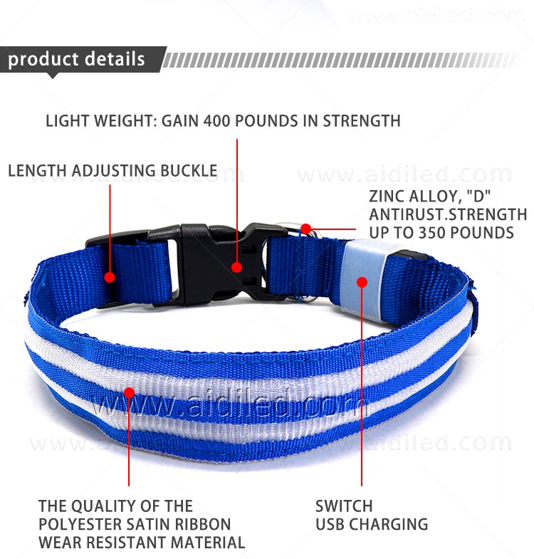 AIDI-Find Dog Collar Lights Waterproof Dog Collars That Light Up At Night-4