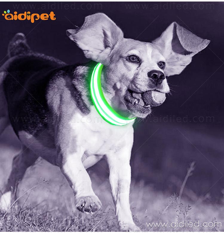 AIDI-Find Dog Collar Lights Waterproof Dog Collars That Light Up At Night-7