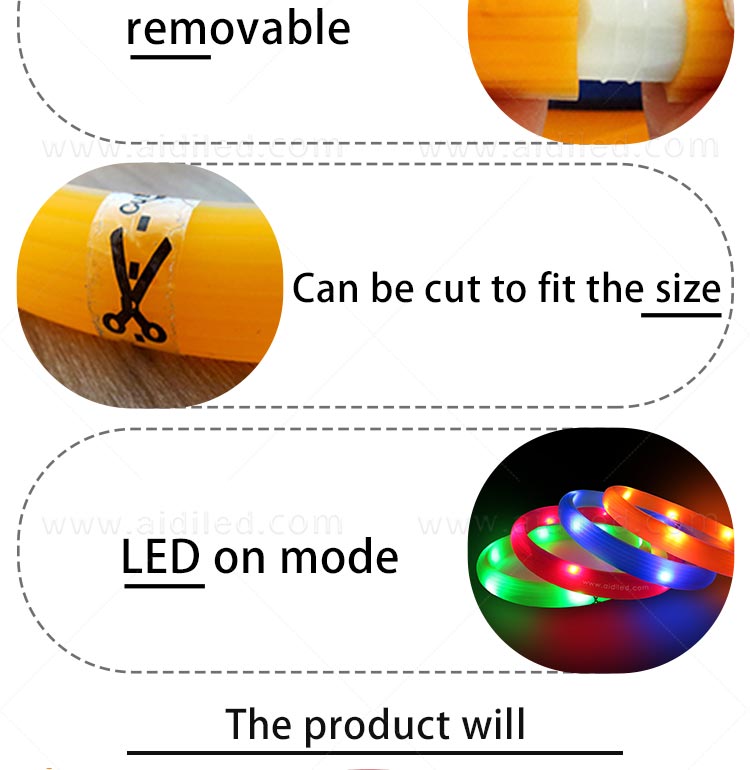 AIDI-Led Light Up Dog Collar Led Fashionable Dog Collar-5