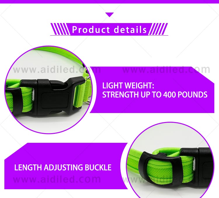 AIDI-Dog Collar Led Flashing Light Manufacture | Led Nylon Dog Collar-6