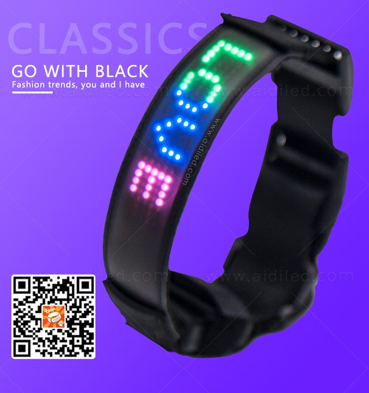 AIDI-Flashing Dog Collar Light Led App Controlled Safety Dog Collars-2