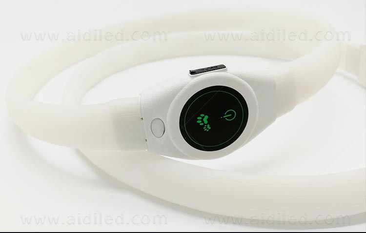 AIDI- Silicone Waterproof Rechargeable Flashing Led Dog Collar | AIDI-5