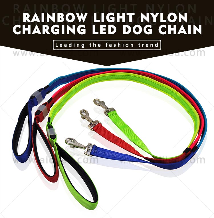 AIDI-Professional Best Led Dog Leash Dog Leash Light For Night Walks-2