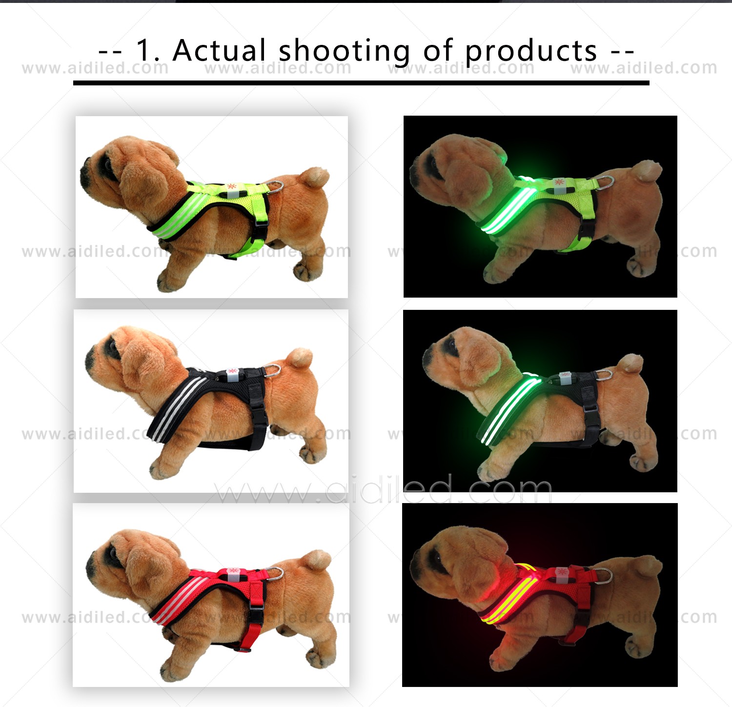 AIDI-Find Flashing Dog Harness Best Led Dog Harness-3