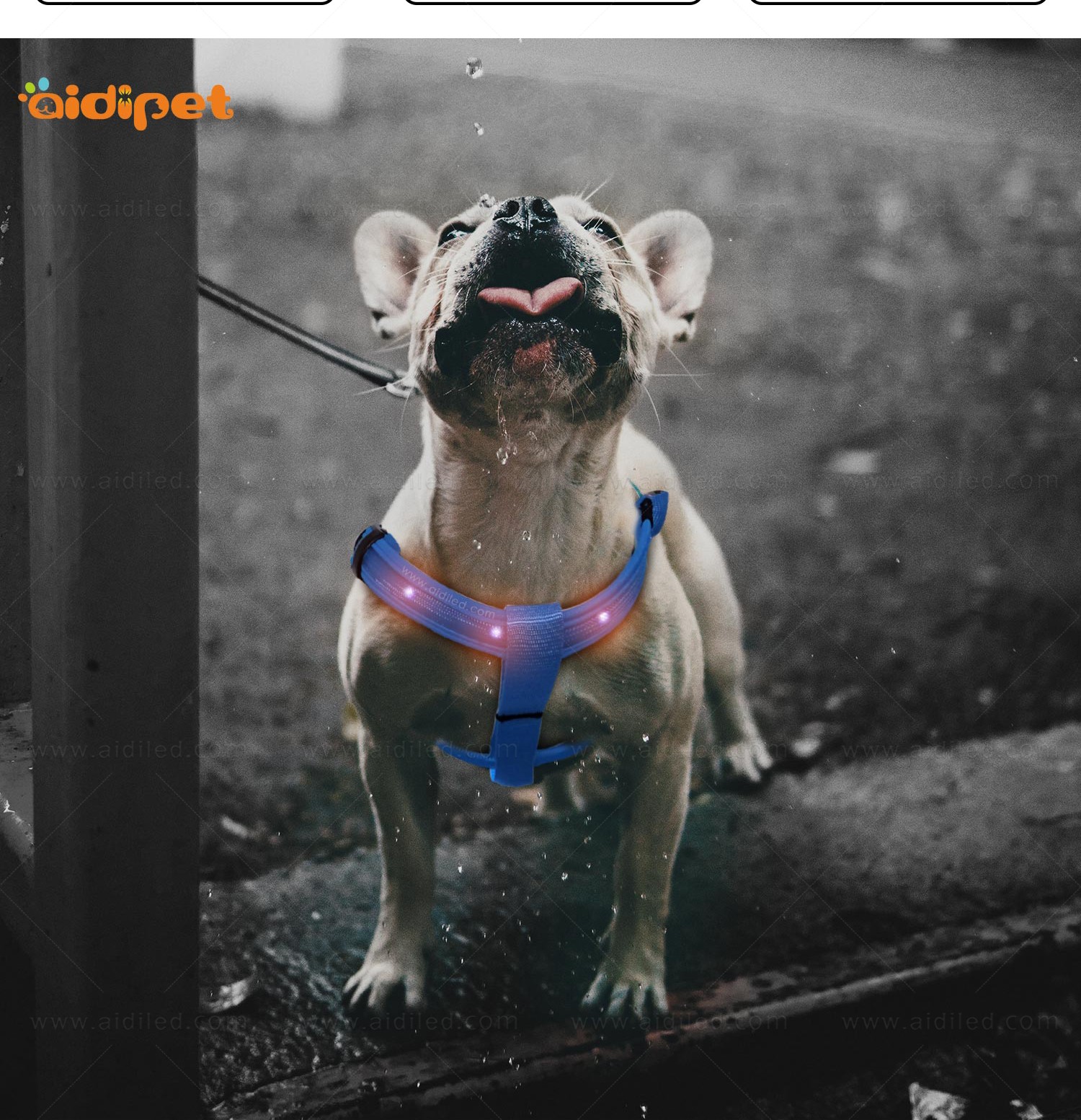 AIDI-Led Dog Harness | Colorful Soft Rechargeable Led Dog Harness-14