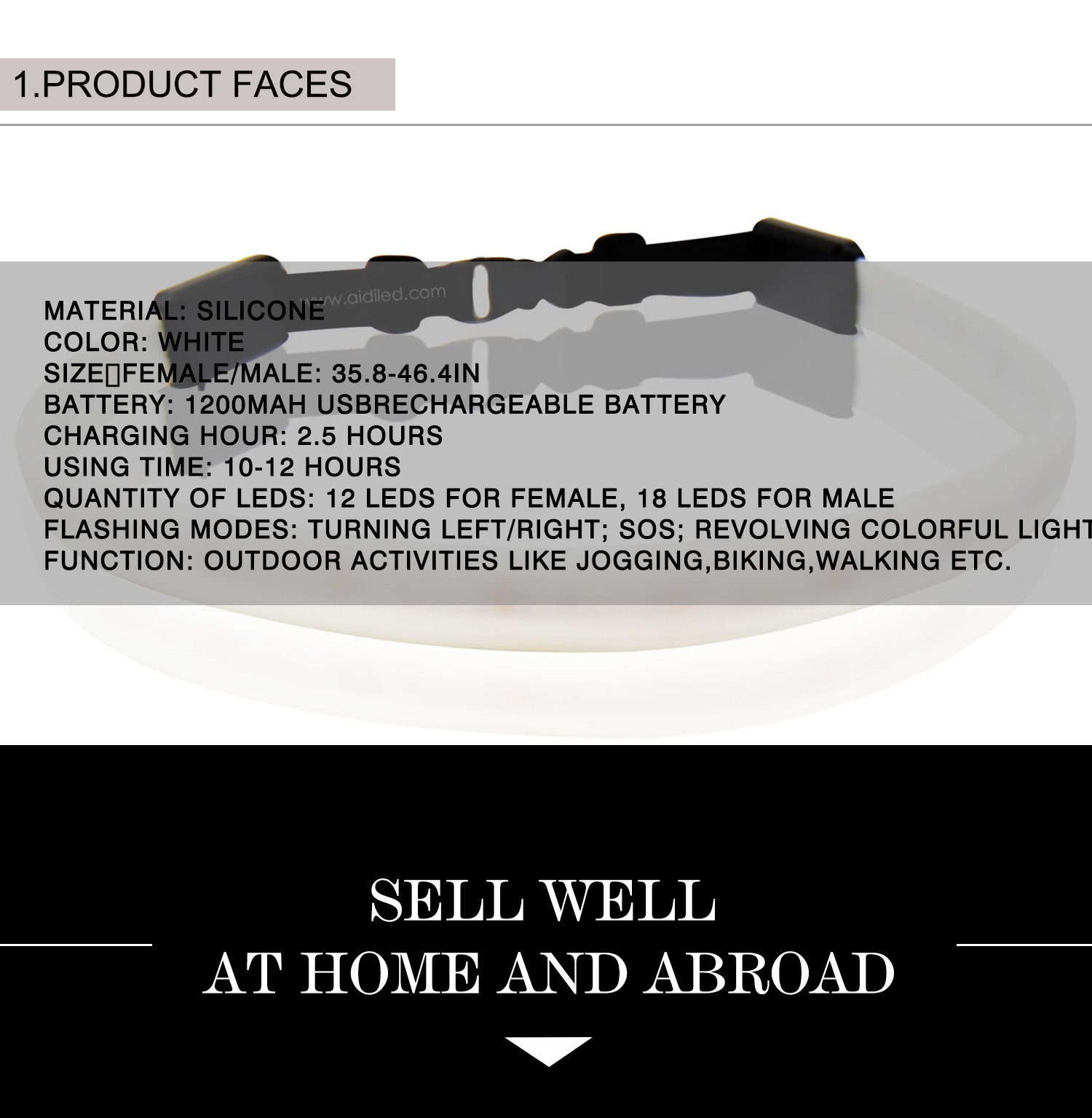 AIDI-Find Jogging Waist Belt Led Remote Control Waist Belt For Riding-1