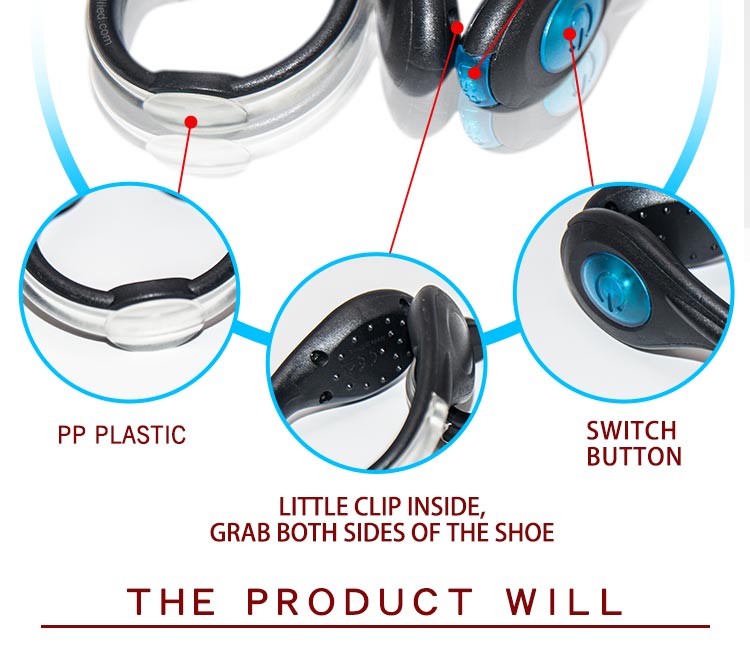 AIDI-Best Night Runner Led Shoe Clip Led Usb Rechargeable Shoe Clip-2